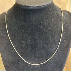 Silver 925 Snake Chain 18 Inch Necklace
